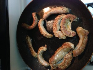 Browning the Sausage
